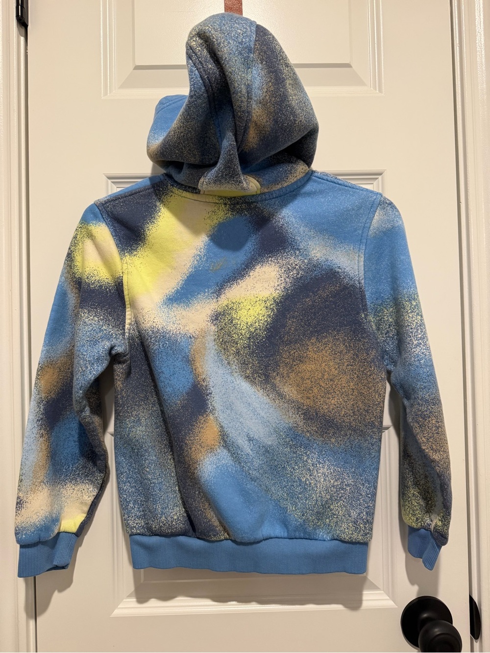 Nike Kids Blue, Green & Print Pullover Hoodie - Picture 4 of 4